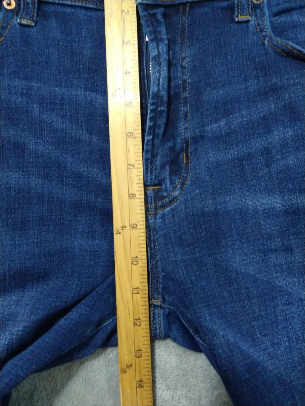 American Eagle Jeans Mens 33x34 Blue Denim Relaxed Straight Next Level Flex Dark